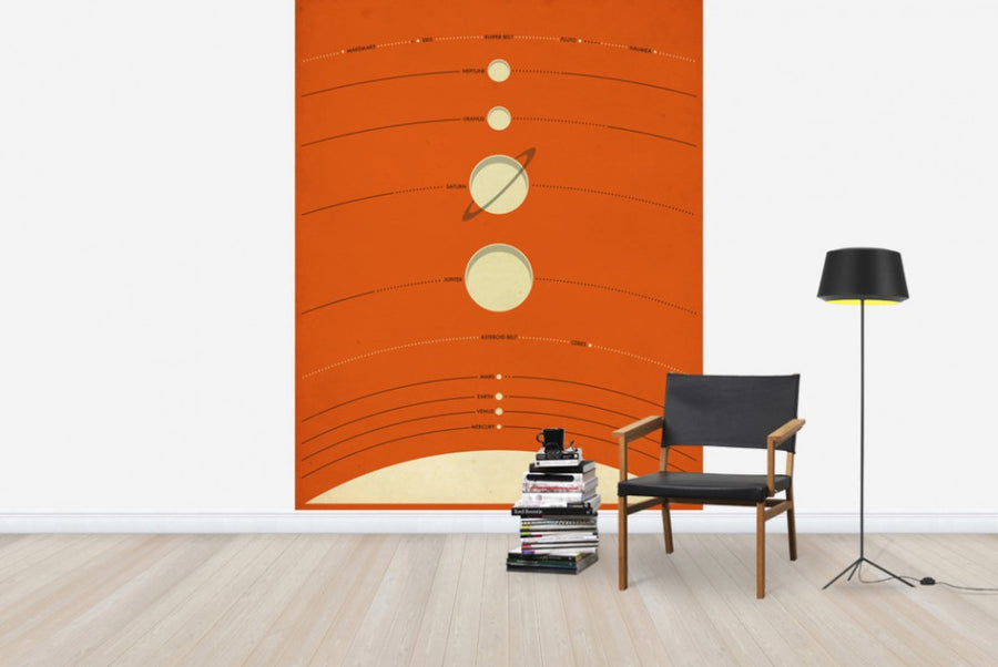 PHOTOWALL / Solar System - Orange (e23911)