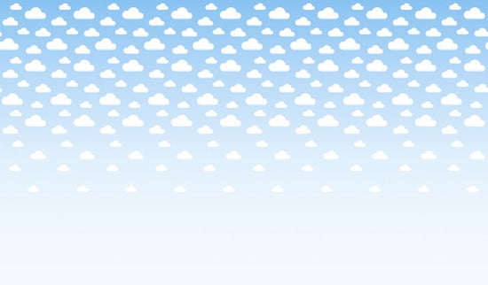 PHOTOWALL / Cumulus - Blue (e24381)