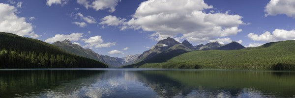 PHOTOWALL / Bowman Lake Panorama (e24680)