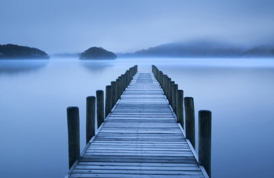 PHOTOWALL / Blue Hour at the Lake (e24809)