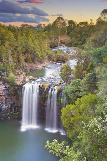 PHOTOWALL / Waterfall at Sunset (e24825)