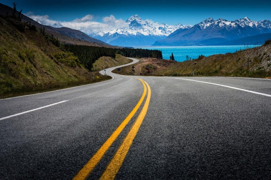 PHOTOWALL / Road to Mount Cook (e29406)