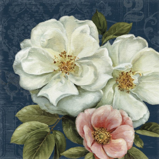 PHOTOWALL / Floral Damask on Indigo 2 (e24890)