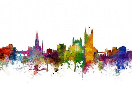 PHOTOWALL / Bath England Skyline Cityscape (e24932)