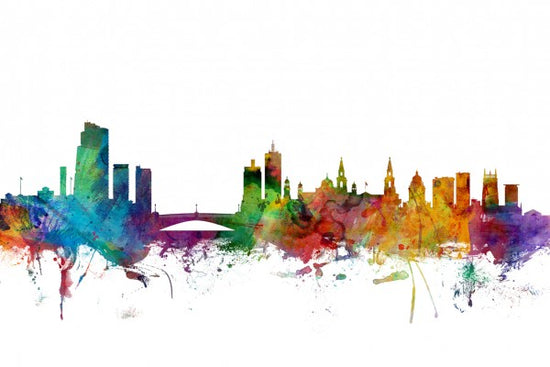 PHOTOWALL / Leeds England Skyline (e24957)
