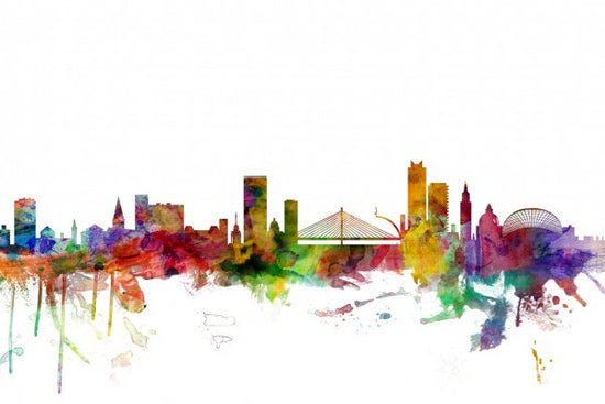 PHOTOWALL / Liege Belgium Skyline (e24959)