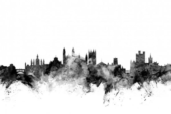 PHOTOWALL / Cambridge UK Skyline Black (e25342)