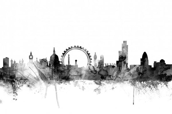 PHOTOWALL / London Skyline Black (e25385)