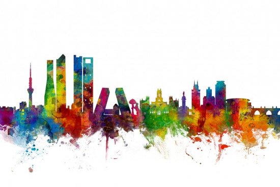 PHOTOWALL / Madrid Skyline (e25585)