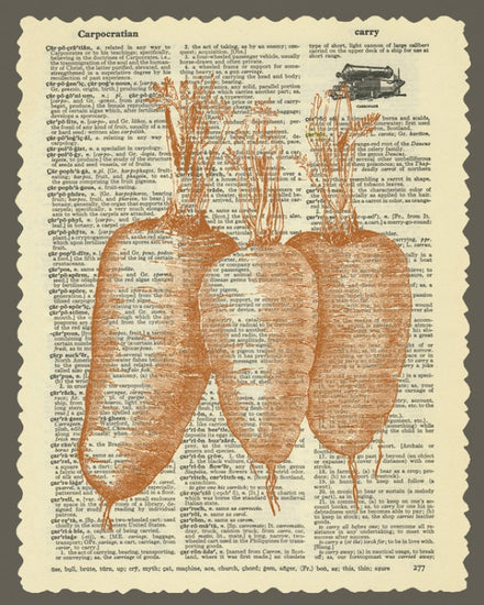 PHOTOWALL / Carrots and Text (e29852)