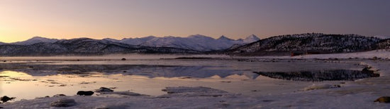 PHOTOWALL / Snowy Mountains,Senja Norway (e29938)