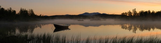 PHOTOWALL / Peaceful Evening at the Lake, Senja Norway (e29940)