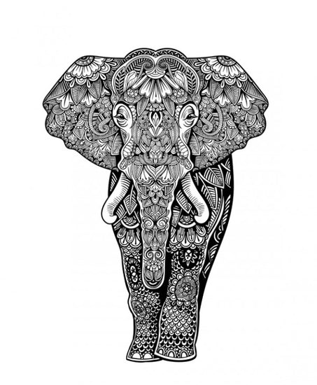 PHOTOWALL / Henna Elephant (e25830)