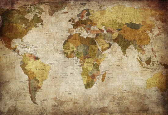PHOTOWALL / Old Vintage World Map (e30158)