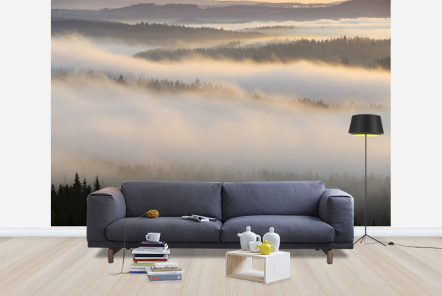 PHOTOWALL / Fog in Bergslagen, Sweden (e40440)