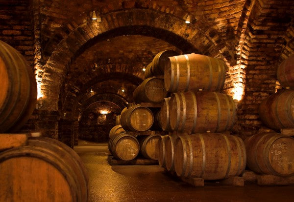 PHOTOWALL / Wine Cellar Barrels (e30228)