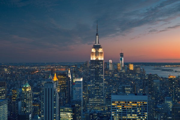 PHOTOWALL / Aerial View of Manhattan at Sunset (e40562)