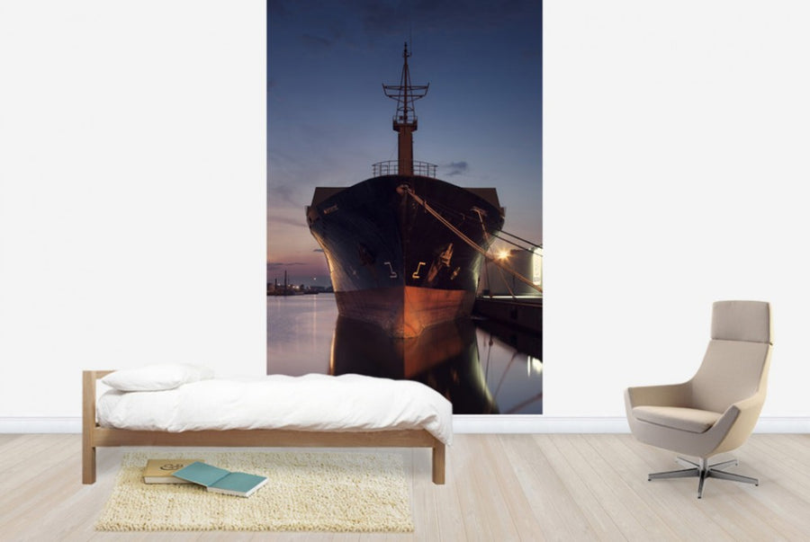 PHOTOWALL / Ship in Eastern Harbor, Malmo Sweden (e40567)