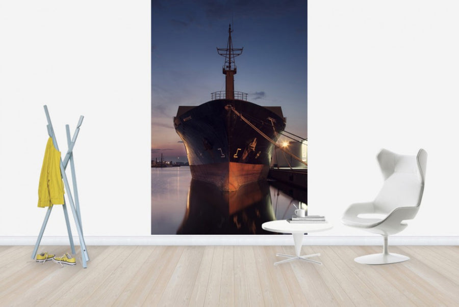 PHOTOWALL / Ship in Eastern Harbor, Malmo Sweden (e40567)