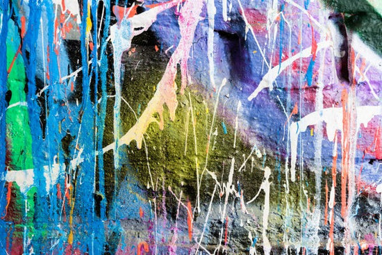 PHOTOWALL / Dripping Paint Graffiti Wall (e40664)