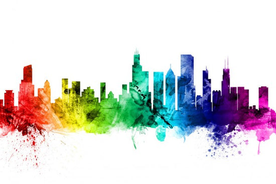 PHOTOWALL / Chicago Illinois Skyline (e30507)