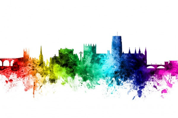 PHOTOWALL / Durham Skyline Rainbow (e30557)