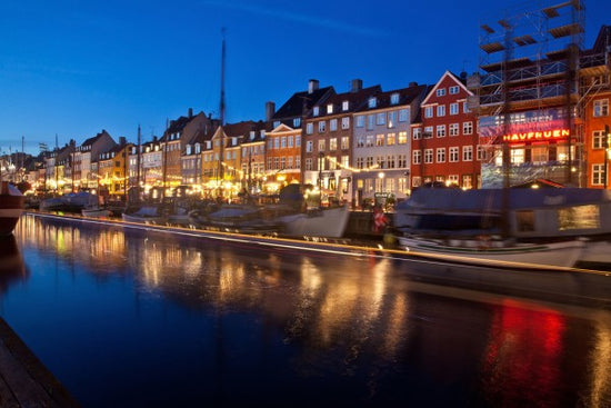 PHOTOWALL / Night in Nyhavn, Copenhagen (e40931)