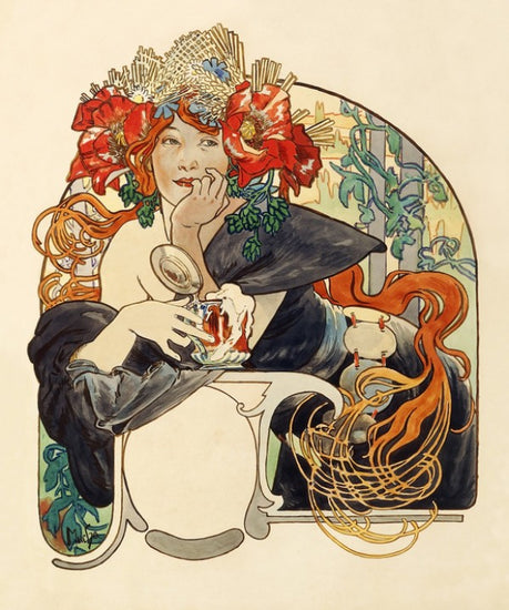 PHOTOWALL / Alphonse Mucha - Bieres de La Meuse Gouache (e31029)