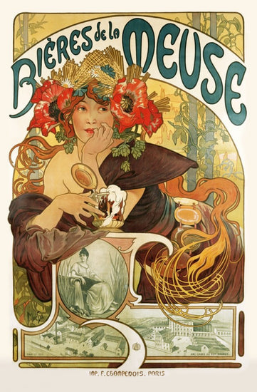 PHOTOWALL / Alphonse Mucha - Bieres de La Meuse (e31030)