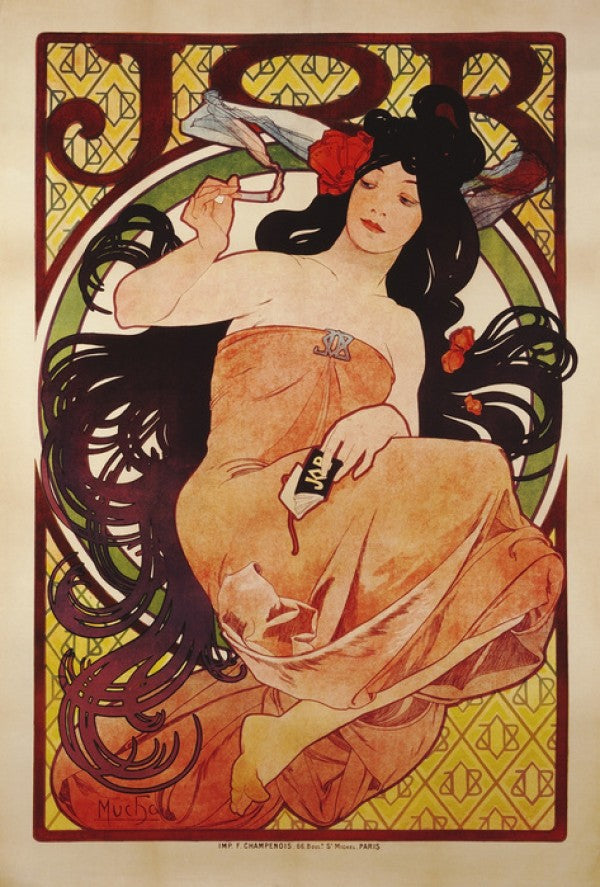 PHOTOWALL / Alphonse Mucha - Job Colour Litho (e31034) | 輸入壁紙専門店 WALPA –  WALPA.jp