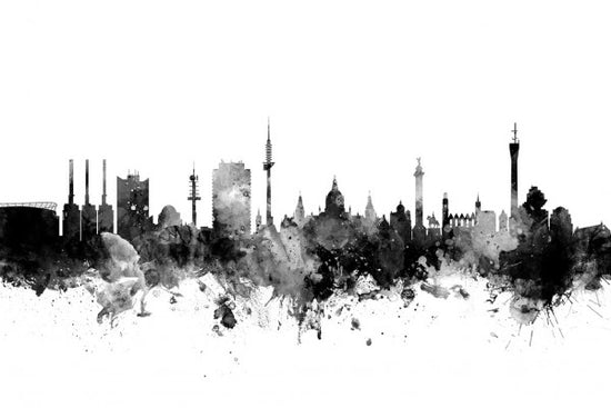 PHOTOWALL / Hannover Skyline Black (e50145)
