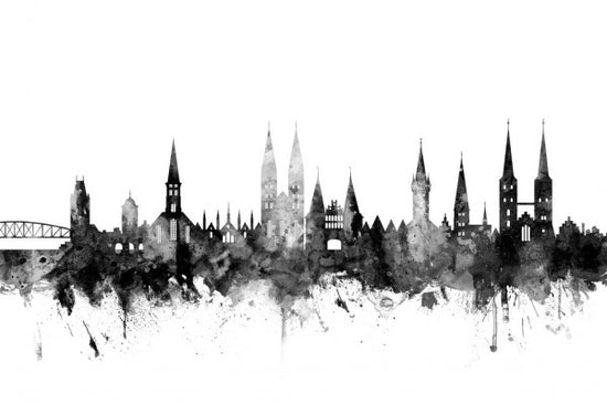 PHOTOWALL / Lubeck Skyline Black (e50155)