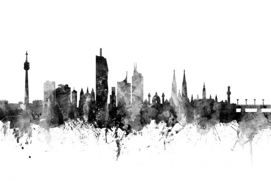 PHOTOWALL / Vienna Skyline Black (e50173)