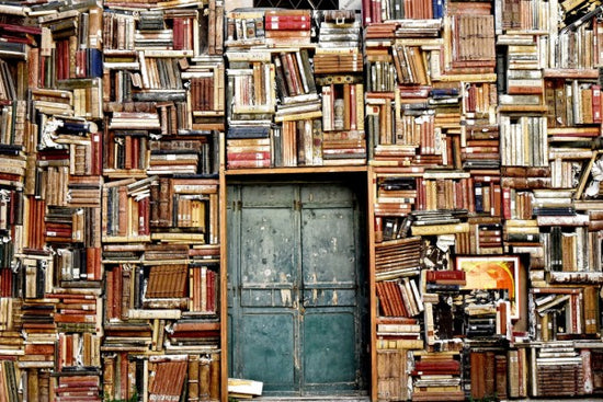 PHOTOWALL / Door and Books (e310145)