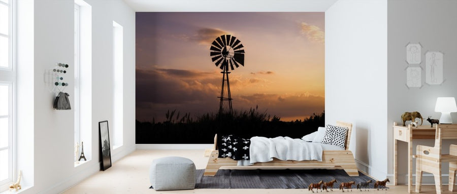 PHOTOWALL / Windmill Sunset (e310218)