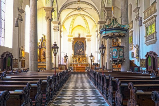 PHOTOWALL / Church Pews (e310789)