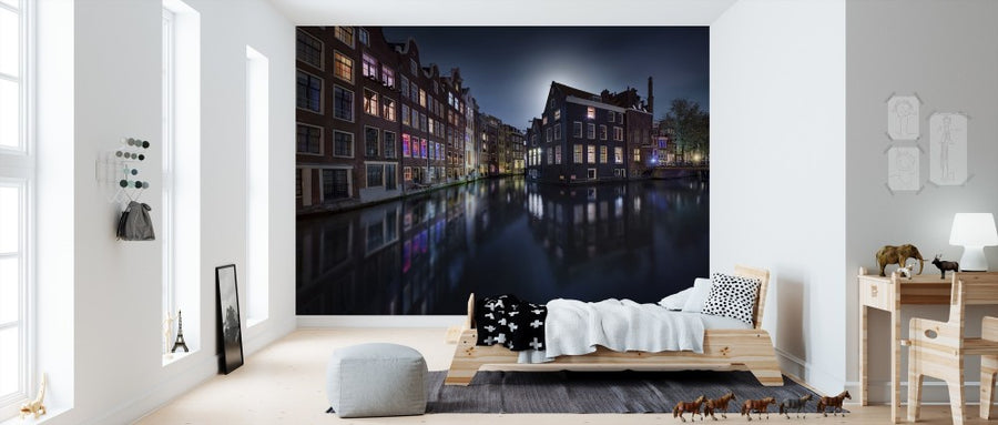 PHOTOWALL / Moonlight Over Amsterdam (e311062)