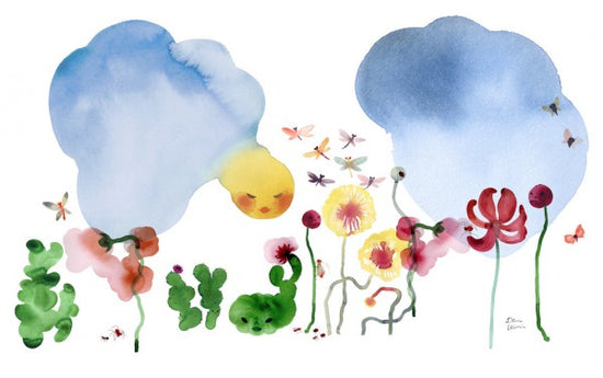 PHOTOWALL / Water Color Flowers I (e311292)