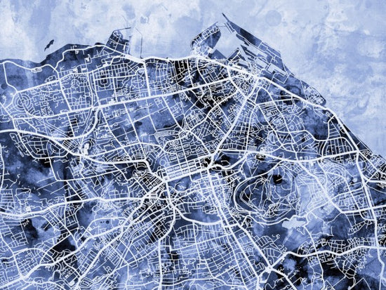 PHOTOWALL / Edinburgh Street Map (e311386)