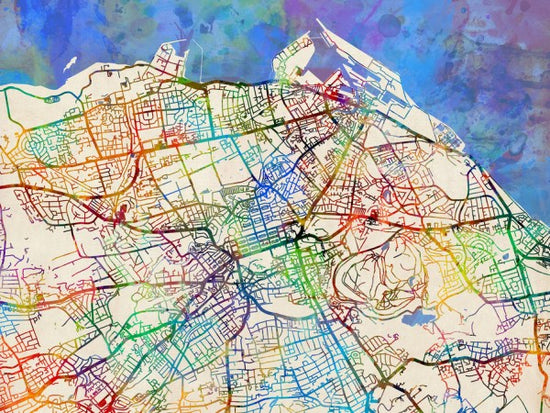 PHOTOWALL / Edinburgh Street Map (e311408)