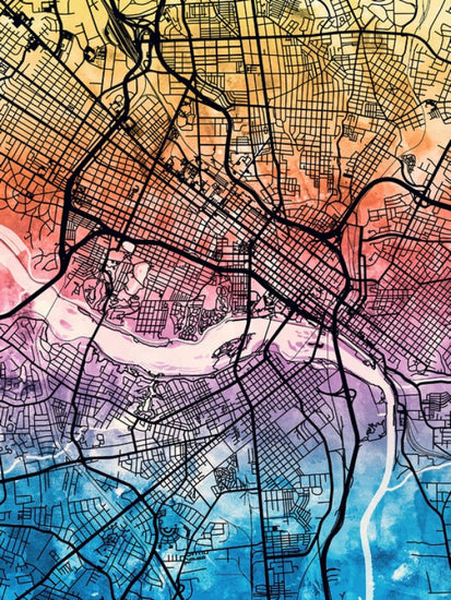 PHOTOWALL / Richmond Virgina City Map (e311460)