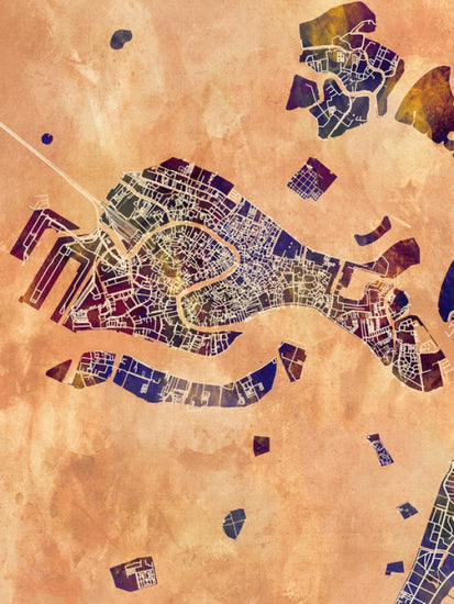 PHOTOWALL / Venice Italy City Map (e311491)