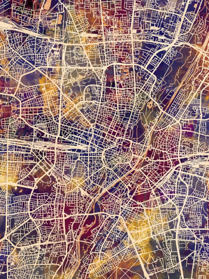 PHOTOWALL / Munich Germany City Map (e311536)