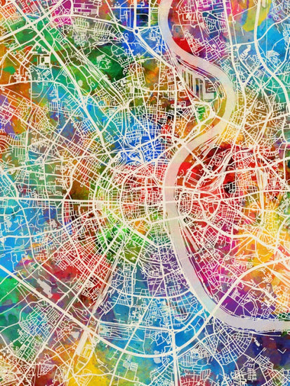 PHOTOWALL / Cologne Germany City Map (e311540)