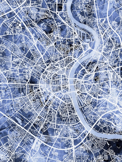 PHOTOWALL / Cologne Germany City Map (e311543)