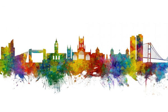 PHOTOWALL / Kingston upon Hull England Skyline (e311600)