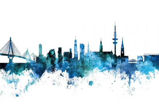 PHOTOWALL / Hamburg Germany Skyline (e311604)