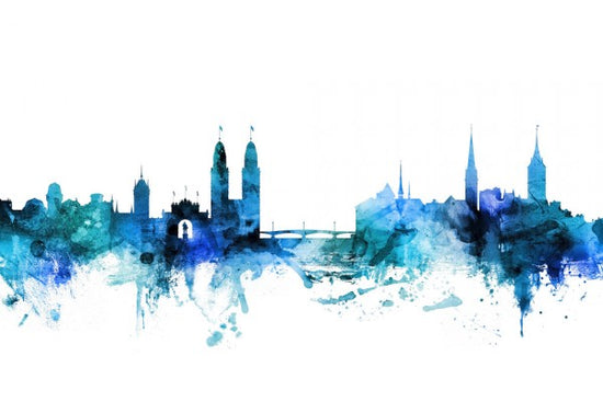 PHOTOWALL / Zurich Switzerland Skyline (e311612)