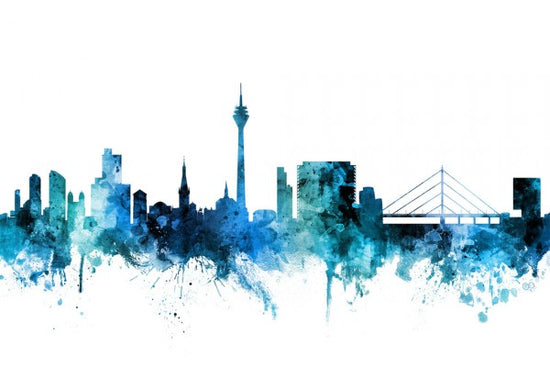 PHOTOWALL / Dusseldorf Germany Skyline (e311775)