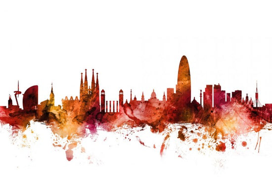 PHOTOWALL / Barcelona Spain Skyline (e311864)